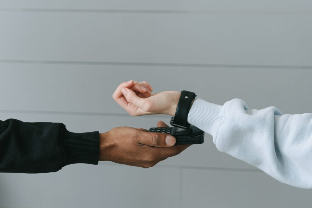 paiement digital avec une montre